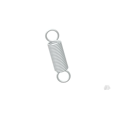 Extension Spring, O=1.125, L= 4.50, W= .125